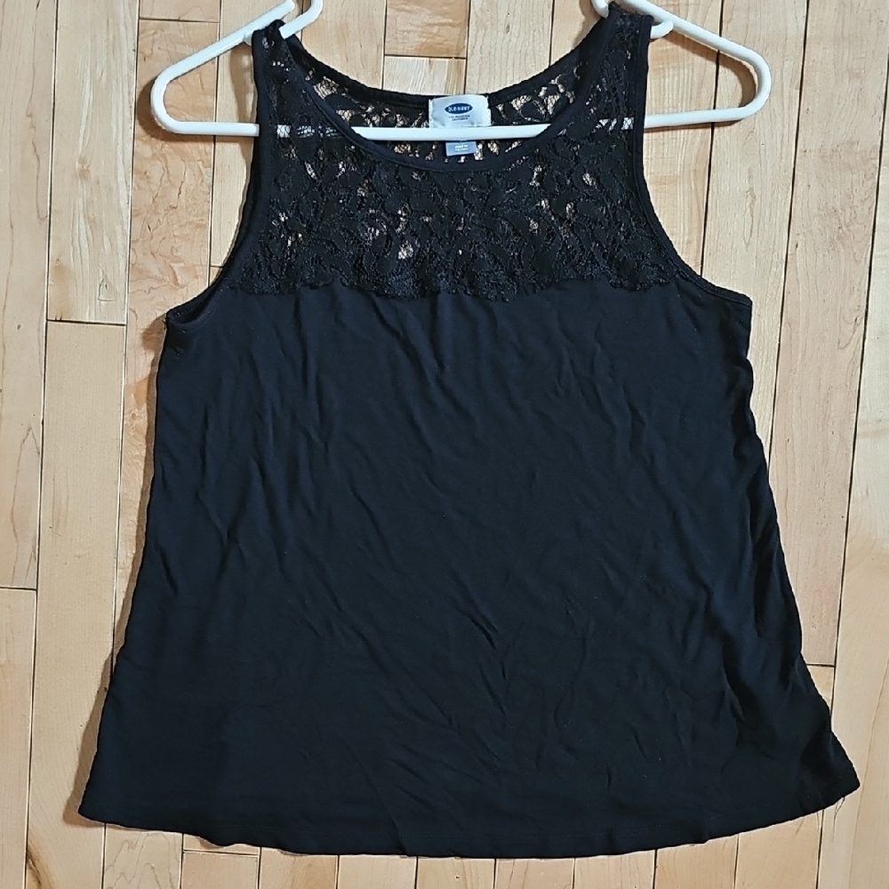 Old Navy Black Sleeveless Tank Top